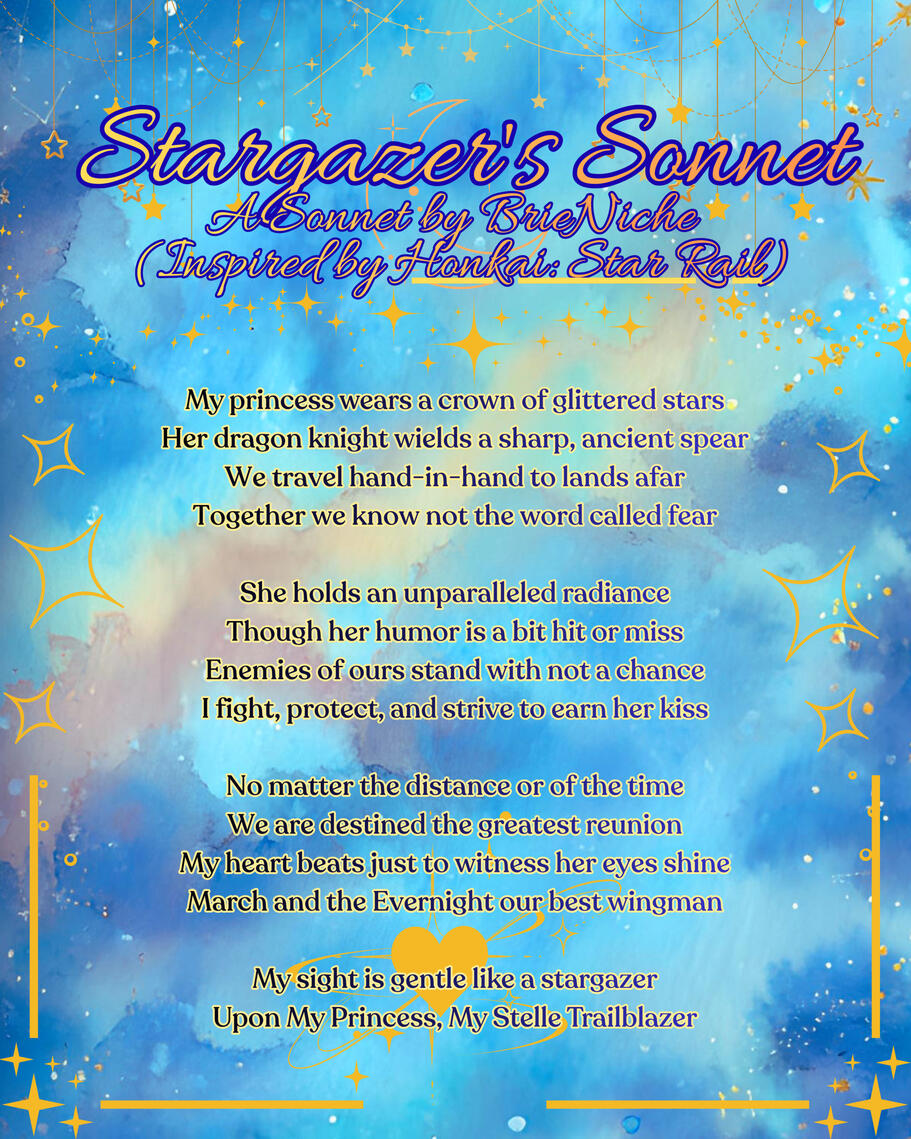 Stargazer's Sonnet [Sonnet]