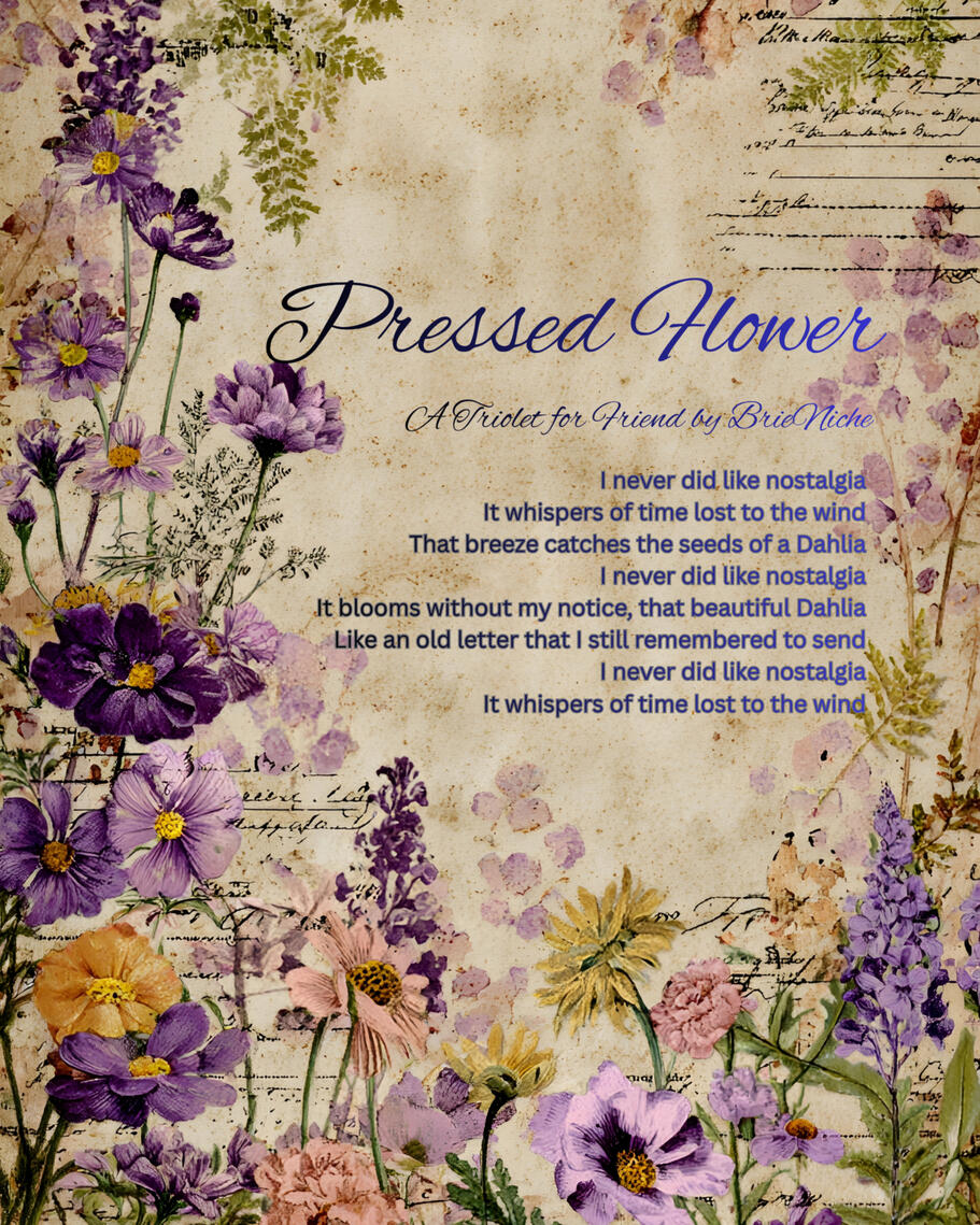 Pressed Flower [Triolet]