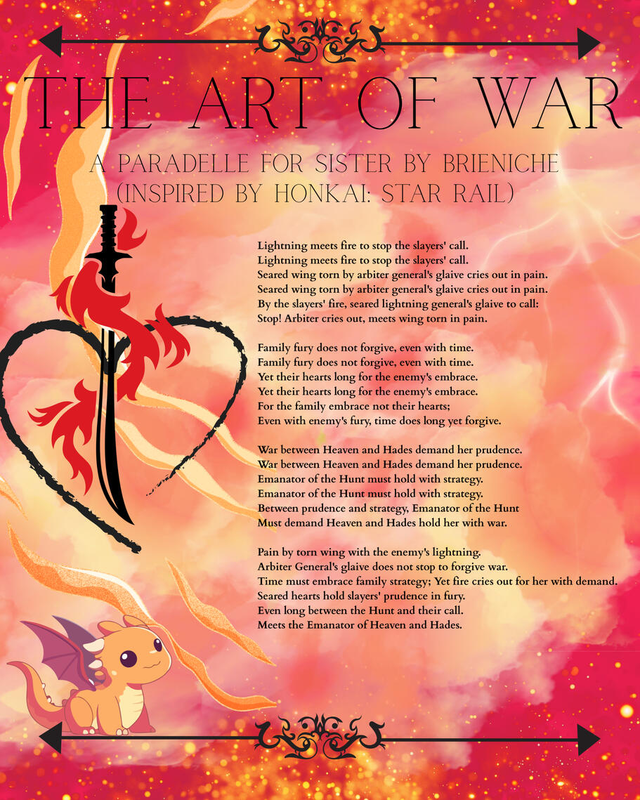 The Art of War [Paradelle]